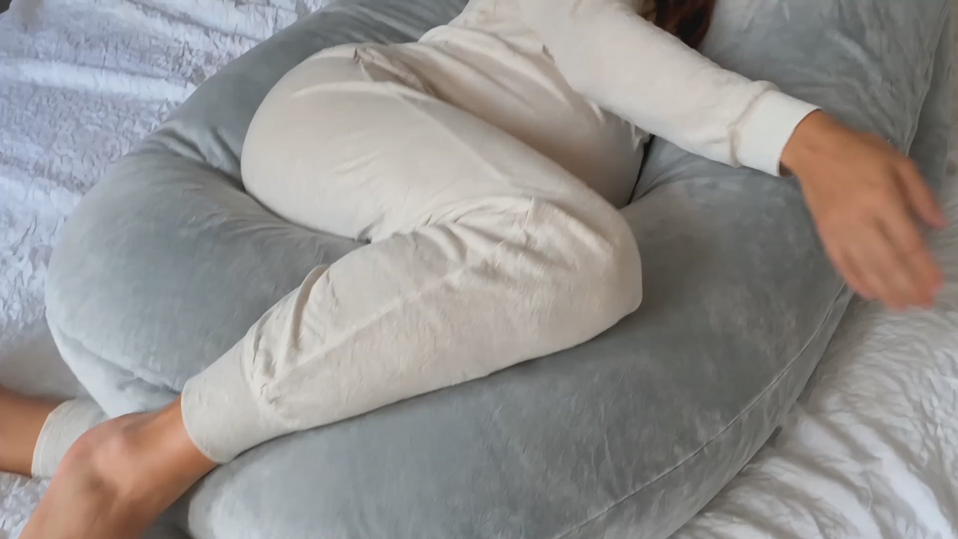 Almohada Corporal de Embarazo Sleepnx — Descanso Total para Mamás